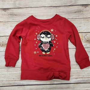 Garanimals Red Penguin‎ Winter Holiday Sweatshirt
